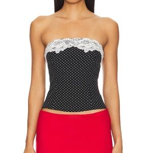 NEW Revolve More To Come Nickie Top in Black